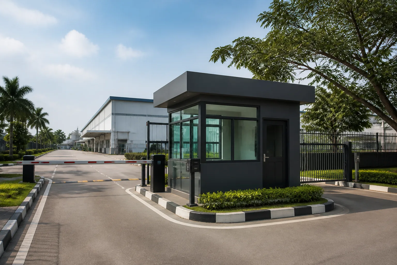 Guard house application visual