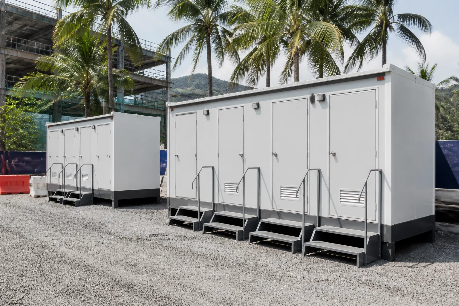 Mobile toilet application visual